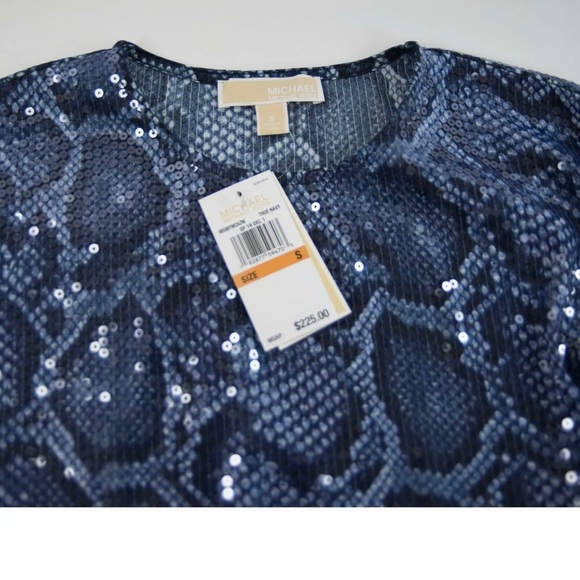 Michael Kors Snakesking Blue EXCLUSIVE dress - Picture 8 of 11